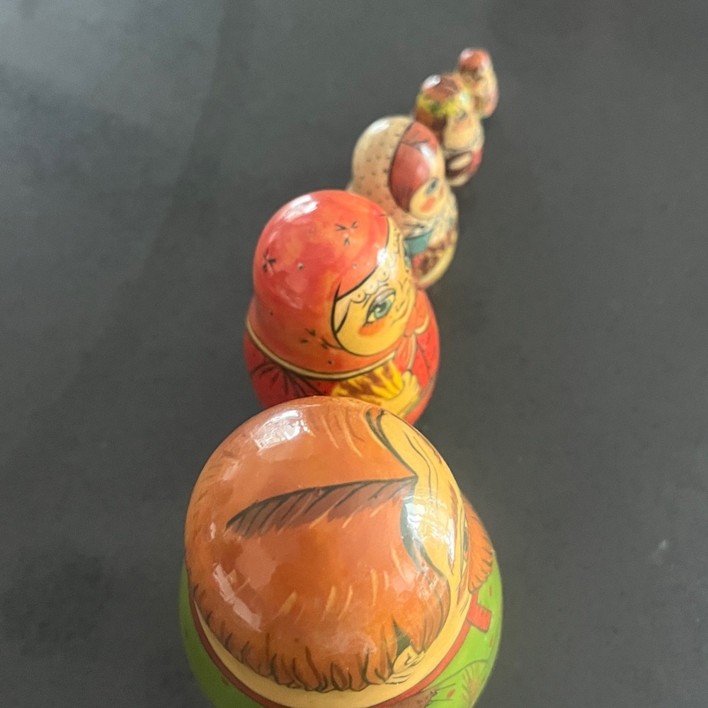 Matryoshka Russian Nesting Dolls -Vintage 1993 -Signed - Picture 9 of 17